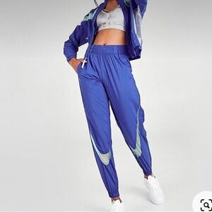 Nike Air Max Sportswear Women's Size XS Blue Woven Pants